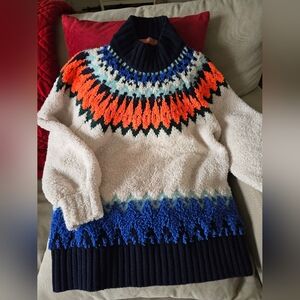 Anthropologie Pilcro Selene Fleece Tunic Sweater M